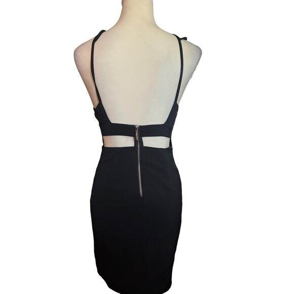Express Juniors Black Cocktail Dress, Modern Cut, Size 0, NWT - Picture 4 of 7